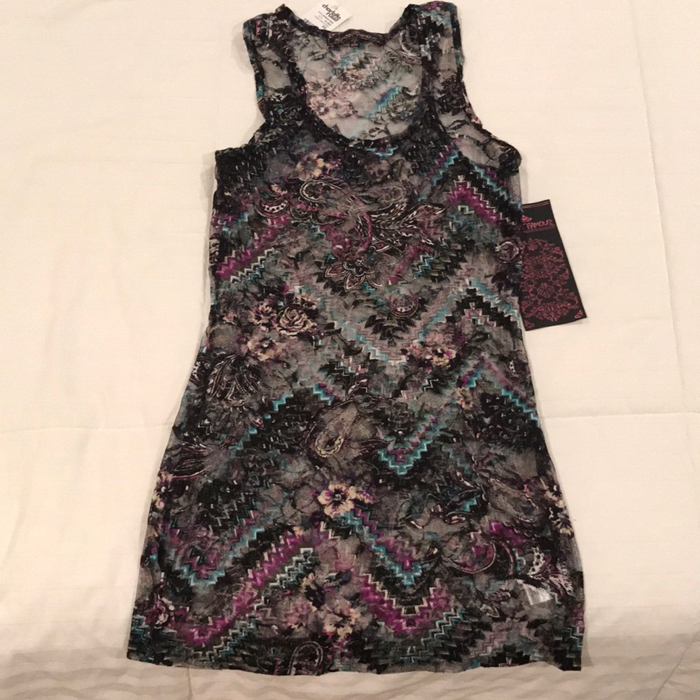 New with tags sheer tank top